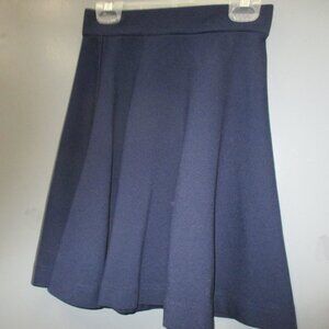 Kikio Girls Skirt Size 7 Navy Blue Color Rayon Blend Elastic Waist Girls Skirt